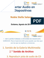 Insertar Audio Diapositivas