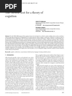 Anderson, John R. & Christian Lebiere (Oct. 2003). the Newell Test for a Theory of Cognition. Behavioral and Brain Sciences 26(5), 587-601.