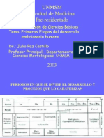 (14) Primeras Fases Del Desarrollo Del Embrion - 2004