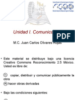 Unidad I. Comunicación: M.C. Juan Carlos Olivares Rojas