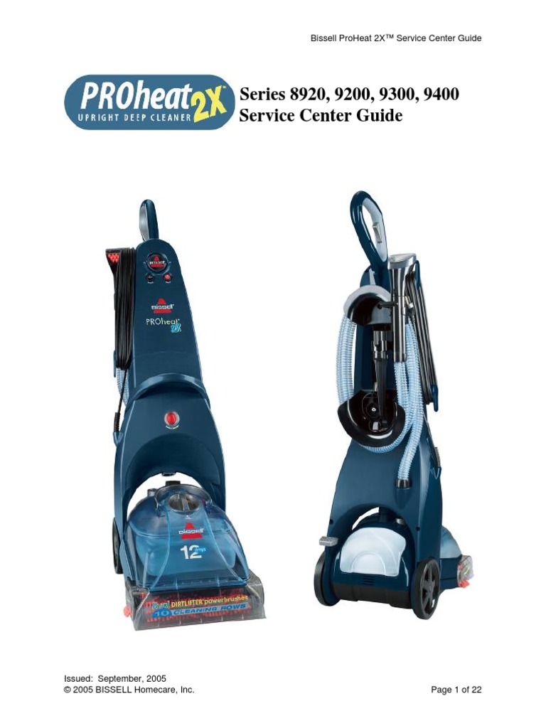 Bissell Proheat 2x Repair Guide Vacuum Tube Voltage Free 30day Trial Scribd