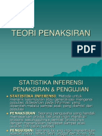 STATISTIK ILMU Teori Penaksiran