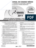 Cad Enem 2011 2aaplic Dia 1 - Branco 1