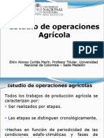 Estudio de Operaciones Agrícolas