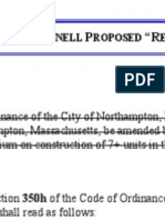 #5 O'Donnell Reorganization Amendment to Zoning