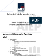 Vulnerabilidades servidores