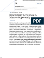 Solar Energy Revolution A Massive Opportunity - Forbes