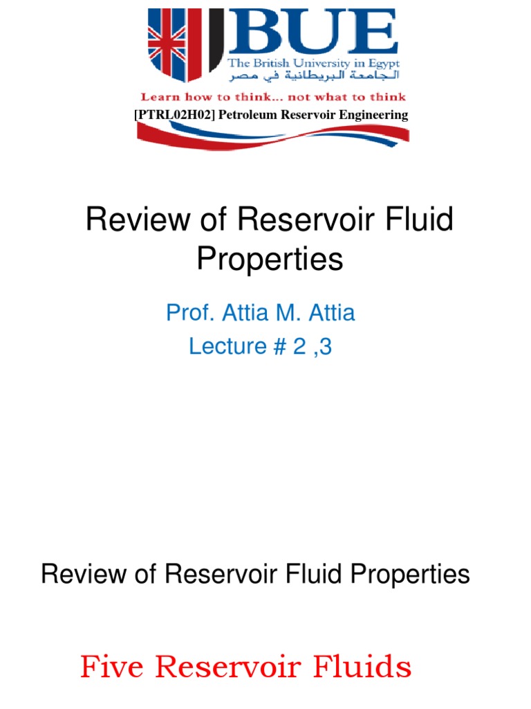 2_ Review_ of_Reservoir_Fluid_Properties_.pdf Petroleum Reservoir