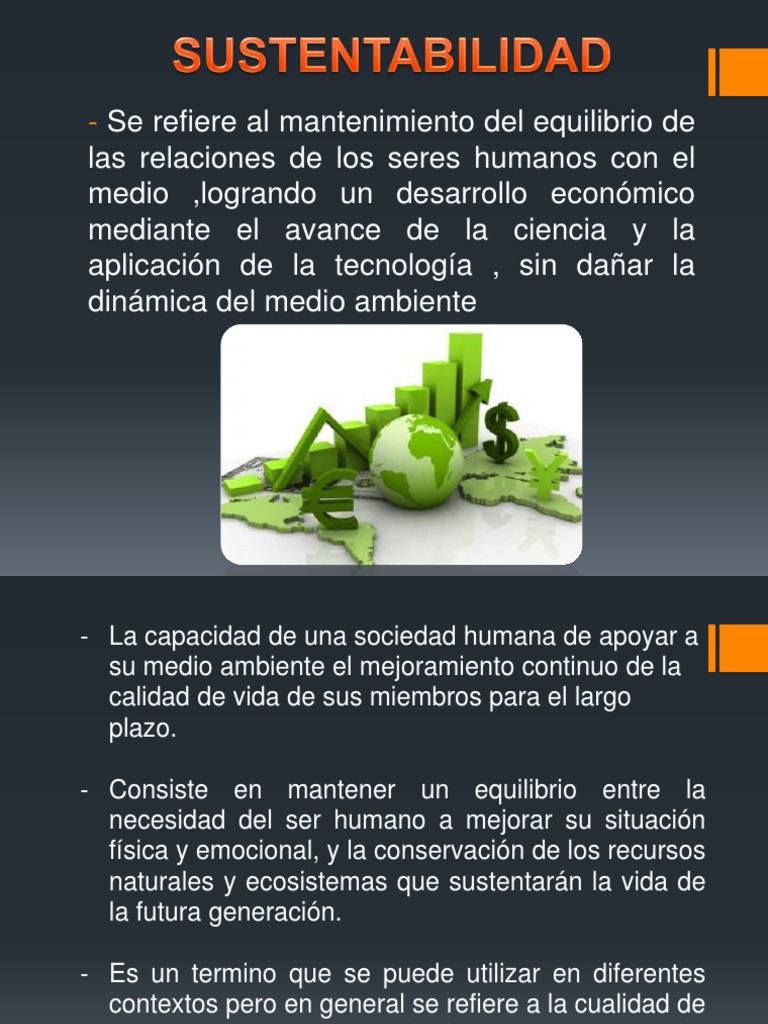 Principios de la Sustentabilidad Ambiental | PDF | Sustentabilidad ...
