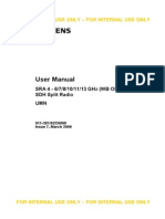 Siemens Sra4 Sdh Split Radio - User Manual