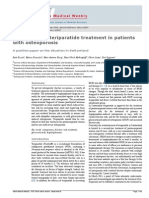 Teriparatide in Osteoporosis