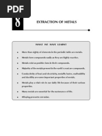 Extraction of Metal