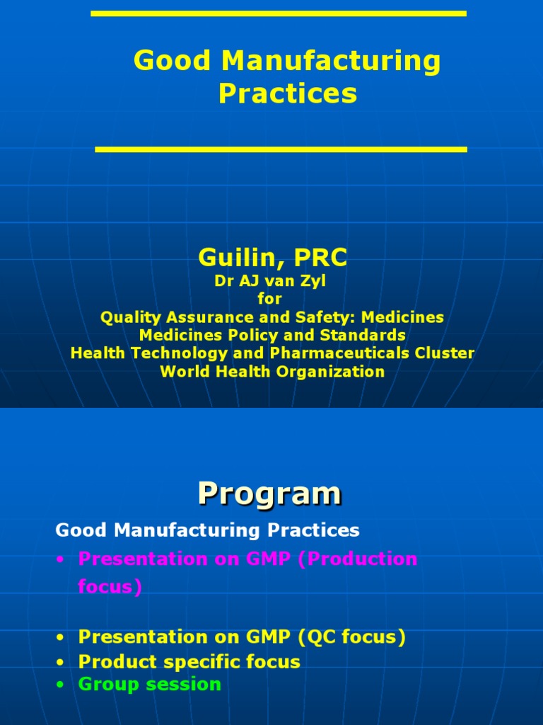 GMP_QC Verification And Validation Specification (Technical Standard)