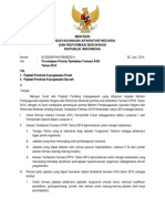 Surat Persetujuan Prinsip Formasi 2014