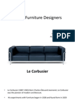 Iconic Furniture Designers