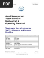 AM-PRO-WWT-WWT 1.3 Screens and Screenings Handling-SEC3 Issue 1.1