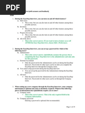 Quickbooks Practice With Answers Feedback(1)