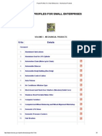 Project Profiles For Small Enterprises - Mechanical Products PDF