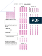 Omr Sheet For Jee Advanced