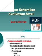 Asuhan Kehamilan Kunjungan Awal