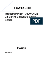 Ir ADV C5051/5045/5035/5030 Parts Catalog