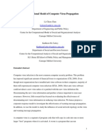 A Computational Model of Computer Virus Propagation