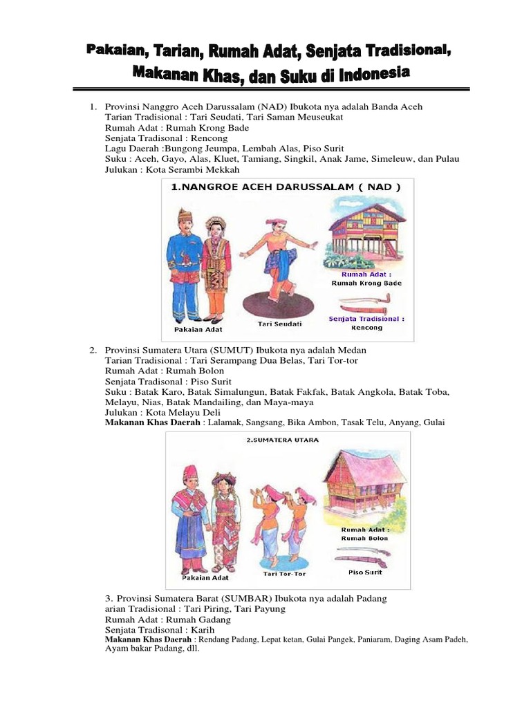 Adat Tradisional Indonesia