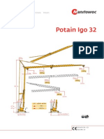 Potain Igo 32: 1100 KG 4000 KG