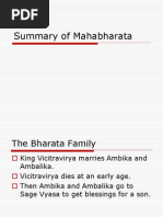 Summary of Mahabharata