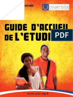 Guide D'accueil de L'étudiant 2014 - 2015