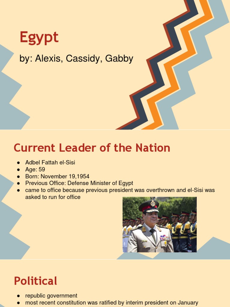 Egypt's Political and Economic Overview | PDF