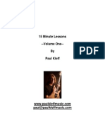 15 Minute Lessons Volume One by Paul Kleff