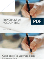 Principles of Accounting: Fall 2011