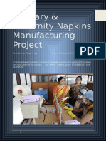 Sanitary Napkins Manufacturing Project