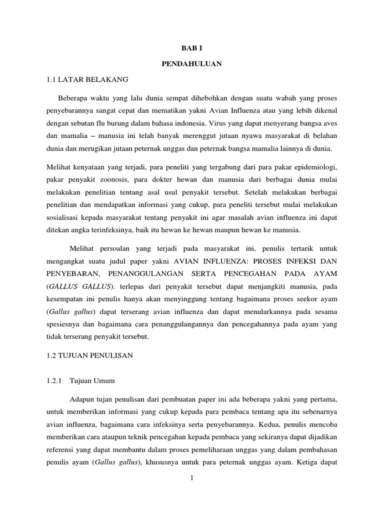 Avian Influenza | PDF