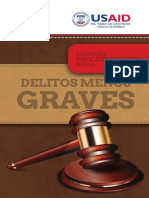 USAID Manual Proccedimientos para Delitos Menos Graves, Armado