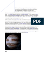 Jupiter: Jupiter Is The Fifth