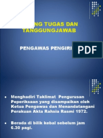 Tanggungjawab Pengawas Pengiring