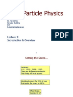Particle Physics Notes