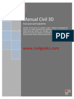 Manual AutoCAD Civil 3D