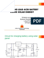 Charging Lead Acid Battery Using Solar Energy