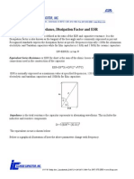 Impendance Dissipation Factor ESR