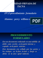 Derecho Romano Percy Musaja Aguilar Tema Procedimiento Formulario