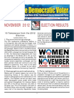 13-1 November 2012 Election Results