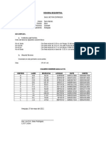 Memoria descriptiva terreno 276 m2 Arequipa