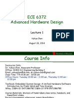 ECE 6372 Advanced Hardware Design Lecture Notes