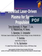 Laser Driven Plasma