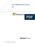 Windows Server 2008 Directory Services Lab Manual