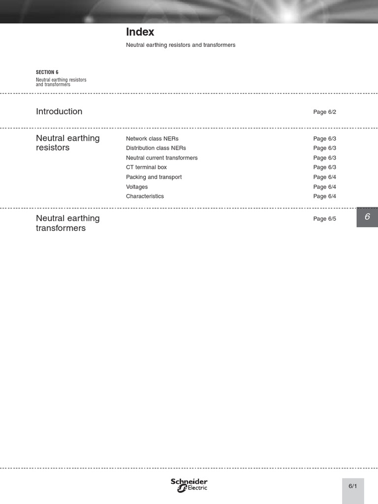 Neutral Earthing Resistors | PDF | Resistor | Electric Power Distribution
