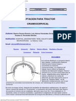 Adaptacion para Tractor Craneocervical.